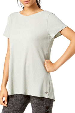Calvin Klein Performance Silver Jade Lace-Up Back Top thumbnail 1