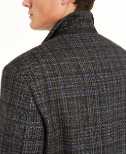 Calvin Klein Prosper X-fit Overcoat Gray Plaid thumbnail 2