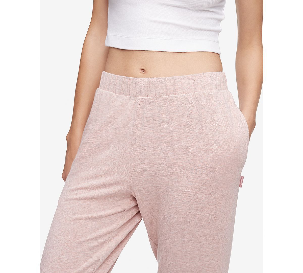 Calvin Klein Pure Lounge Jogger Qs6683 Fresh Pink Heather