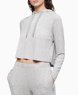 Calvin Klein Pure Lounge Long Sleeve Hoodie Grey Heather thumbnail 1