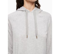 Calvin Klein Pure Lounge Long Sleeve Hoodie Grey Heather thumbnail 3