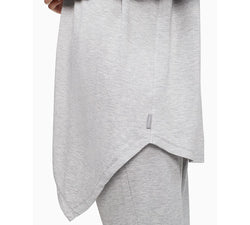 Calvin Klein Pure Lounge Long Sleeve Open Hoodie Snow Heather thumbnail 3