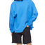 Calvin Klein Relaxed Fit Standard Logo Terry Long Sleeve Polo Shirt Palace Blue