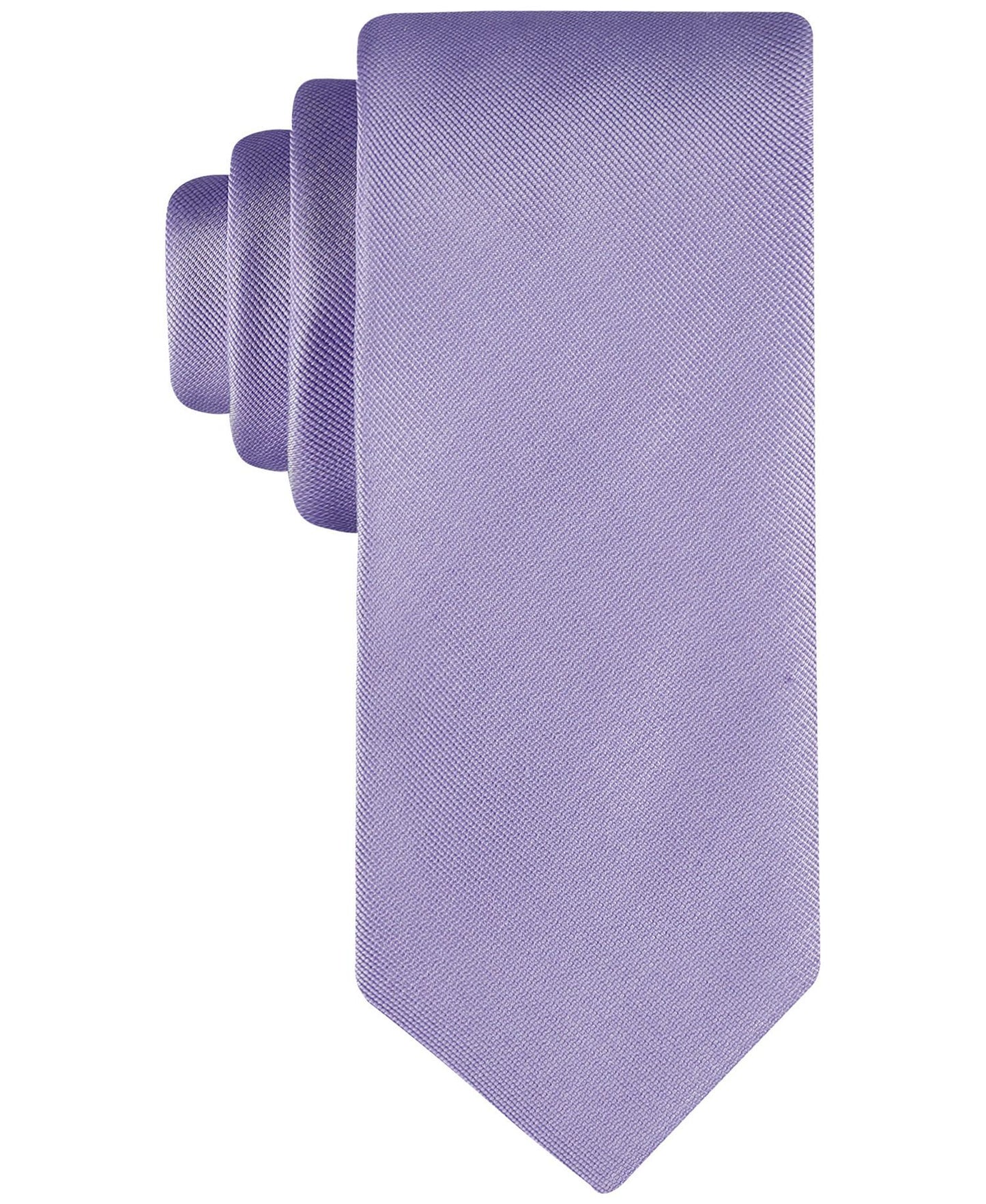 Calvin Klein Silver-Spun Solid Tie