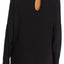 Calvin Klein Sleepwear Black Decadence Wide-Neck Modal Top
