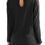 Calvin Klein Sleepwear Black Decadence Wide-Neck Modal Top