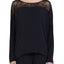 Calvin Klein Sleepwear Black Decadence Wide-Neck Modal Top