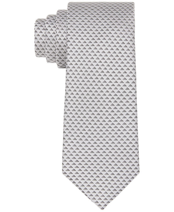 Calvin Klein Slim Triangle Geo Tie Smoke