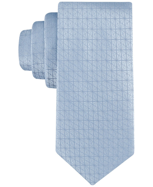 Calvin Klein Stewart Geo - Pattern Tie - Light Blue