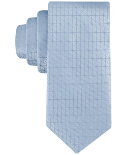 Calvin Klein Stewart Geo - Pattern Tie - Light Blue thumbnail 1