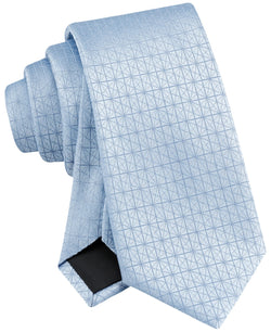 Calvin Klein Stewart Geo - Pattern Tie - Light Blue thumbnail 4