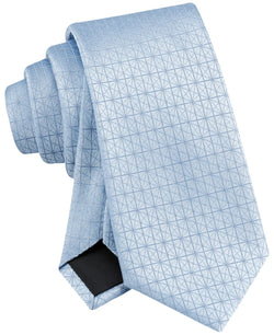 Calvin Klein Stewart Geo - Pattern Tie - Light Blue thumbnail 4