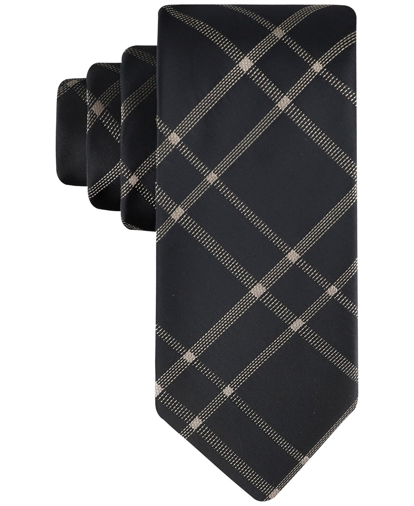 Calvin Klein Stitch Plaid Tie