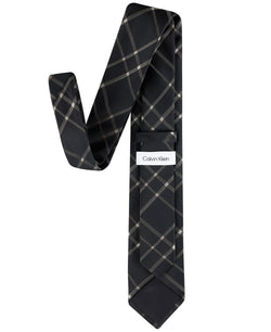 Calvin Klein Stitch Plaid Tie thumbnail 3