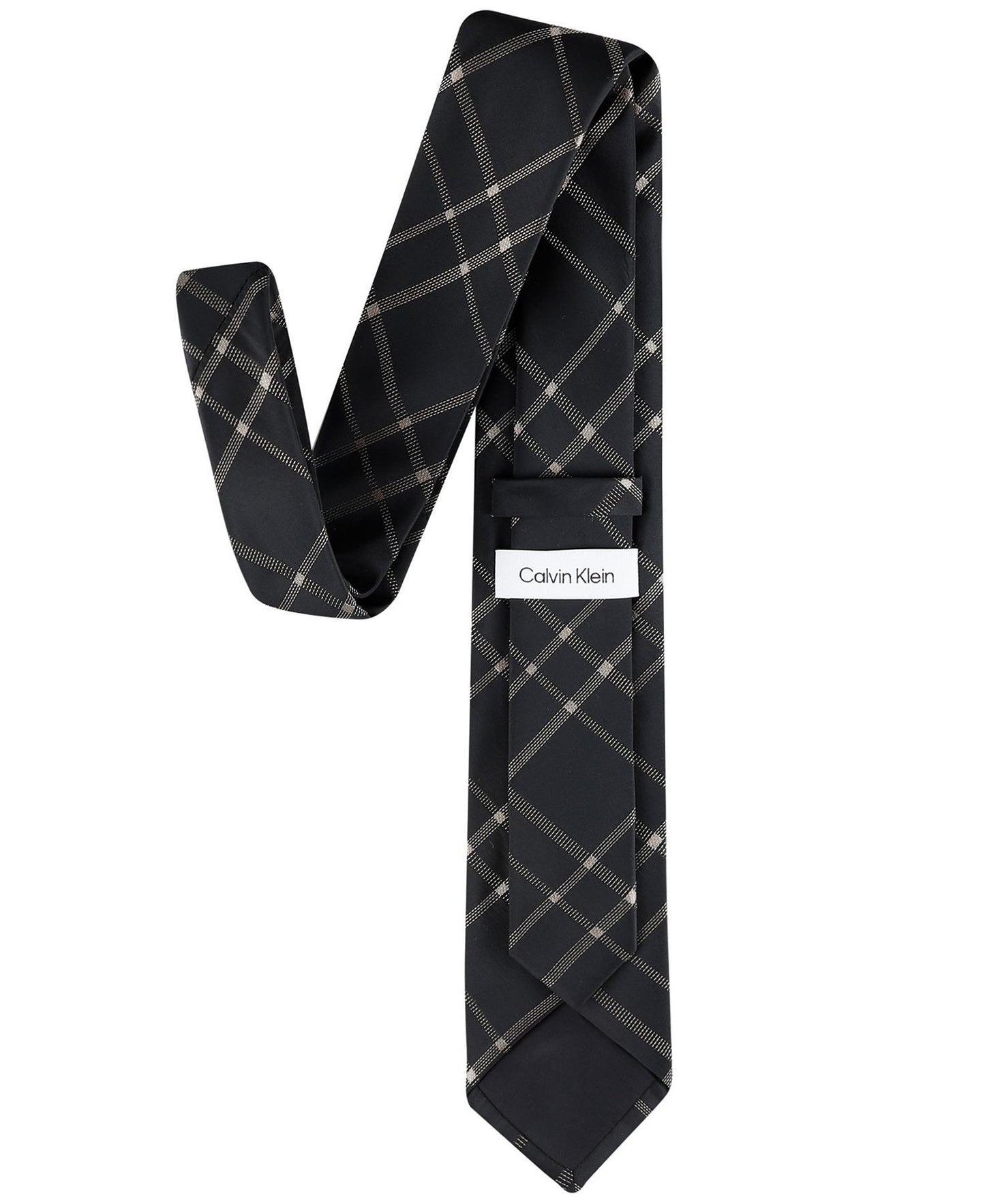 Calvin Klein Stitch Plaid Tie