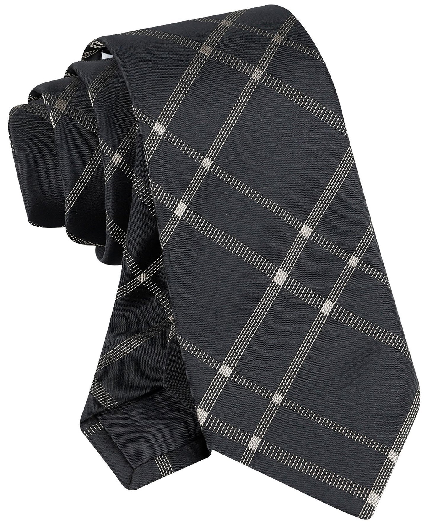 Calvin Klein Stitch Plaid Tie