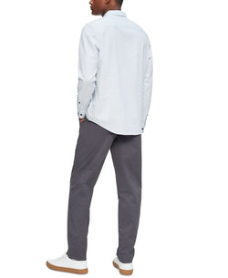 Calvin Klein Straight-fit Stretch Chino Pants Gray Pinstripe thumbnail 3