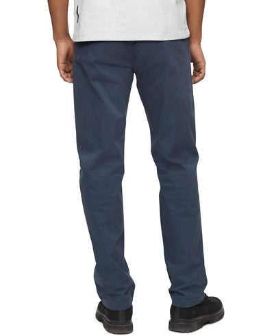 Calvin Klein Straight-fit Stretch Chino Pants Ink