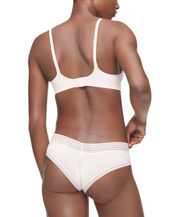 Calvin Klein Striped-waist Hipster Underwear Qd3672 Precious Pink thumbnail 2