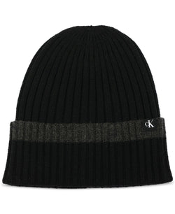 Calvin Klein Tipped Cuffed Beanie & Gloves Set thumbnail 2