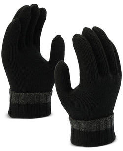 Calvin Klein Tipped Cuffed Beanie & Gloves Set thumbnail 4