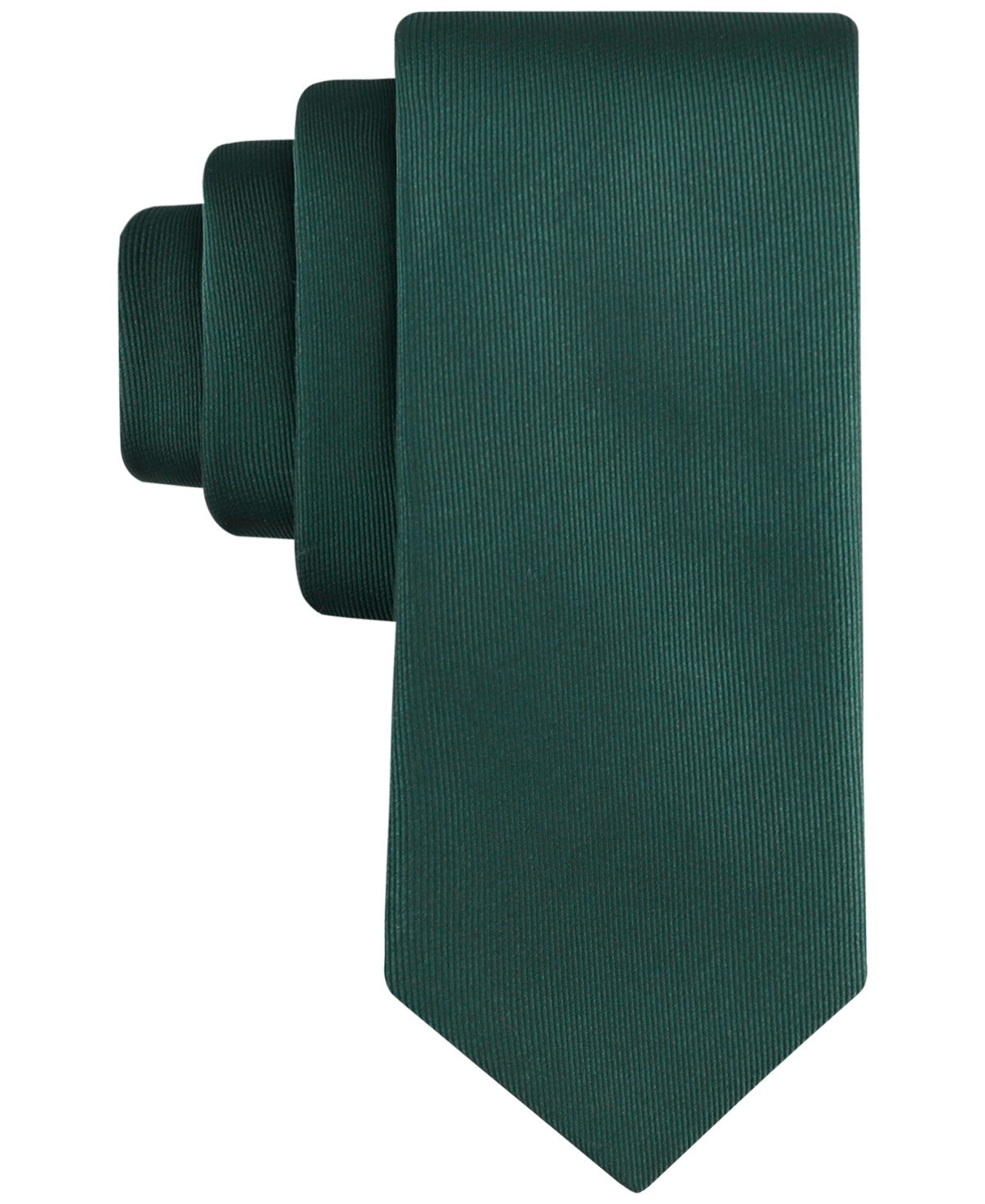 Calvin Klein Unison Solid Neck Tie Green Hunter Green