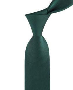 Calvin Klein Unison Solid Neck Tie Green Hunter Green thumbnail 3