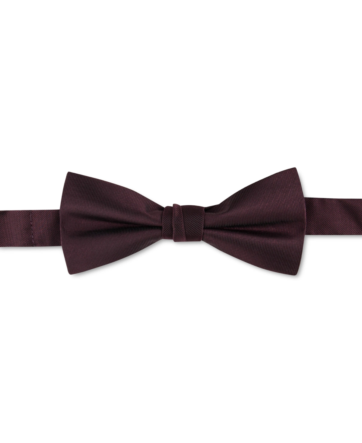 Calvin Klein Unison Solid Pre - Tied Bow Tie Burgundy