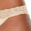Calvin Klein Wo Lace-trim Seductive Comfort Bikini Underwear Qf5660 Bare