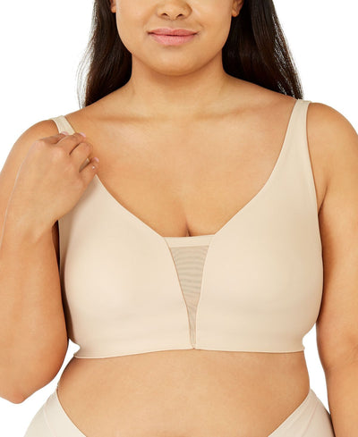 Calvin Klein Wo Plus Invisibles Comfort Wirefree Unlined Bralette Qf5666 Bare