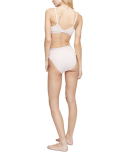 Calvin Klein Wo Pure Ribbed Light Lined Bralette Qf6439 Barely Pink thumbnail 4