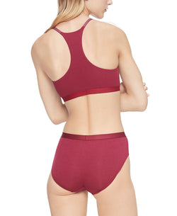 Calvin Klein Wo Pure Ribbed Unlined Bralette Qf6438 Rebellious thumbnail 2