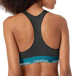 Calvin Klein Womens Scoop Back Bralette gray thumbnail 2