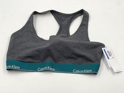 Calvin Klein Womens Scoop Back Bralette gray thumbnail 3