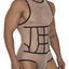 CandyMan Beige 99683 Tulle Bodysuit