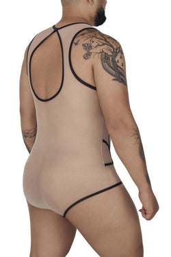 CandyMan Beige Tulle Bodysuit thumbnail 2