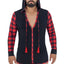 CandyMan Black 99575X Hoodie Bodysuit