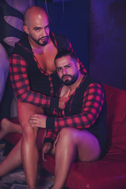 CandyMan Black 99575X Hoodie Bodysuit thumbnail 4