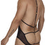 CandyMan Black 99662 Tulle Bodysuit