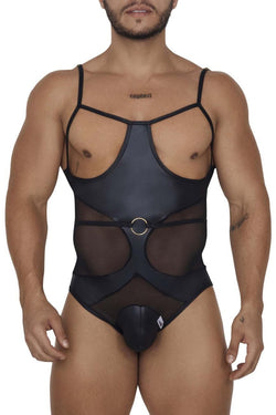 CandyMan Black 99670 Harness Bodysuit thumbnail 1