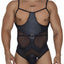CandyMan Black 99670 Harness Bodysuit