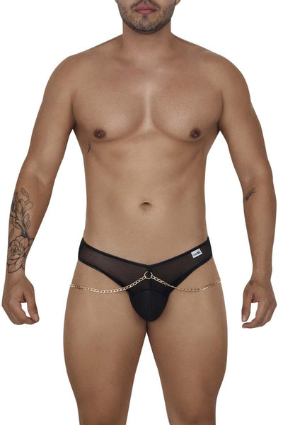 CandyMan Black 99672 Chain Jock Brief