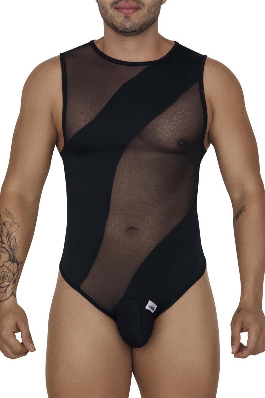 CandyMan Black 99699 Mesh Bodysuit