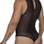 CandyMan Black 99699 Mesh Bodysuit