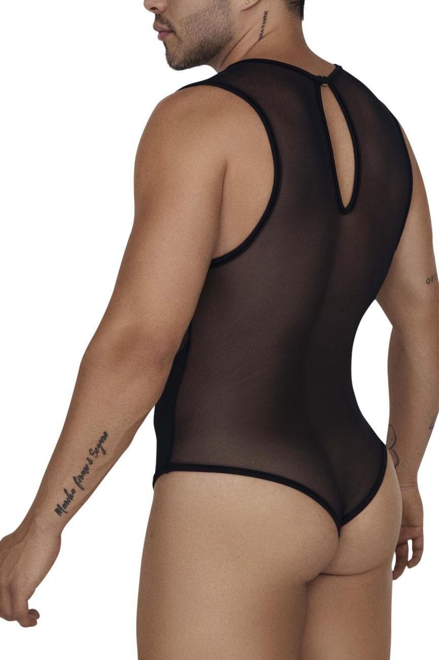 CandyMan Black 99699 Mesh Bodysuit