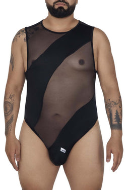 CandyMan Black 99699 Mesh Bodysuit thumbnail 2