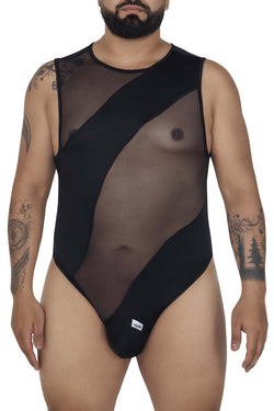 CandyMan Black 99699 Mesh Bodysuit thumbnail 2