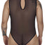 CandyMan Black 99699 Mesh Bodysuit