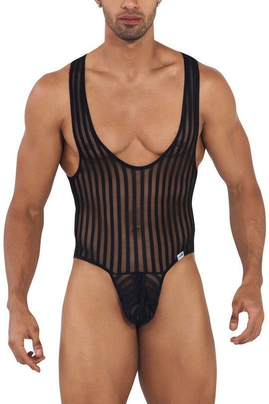 CandyMan Black 99727 Work-N-Play Bodysuit
