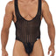 CandyMan Black 99727 Work-N-Play Bodysuit